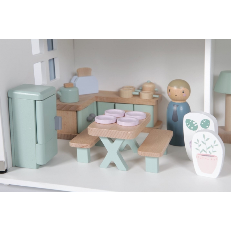 ISAKEN Accessoires de Cuisine Miniatures pour Maison de poupée, Kit