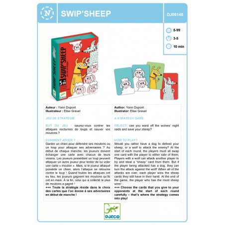 Jeux de cartes - Swip'Sheep