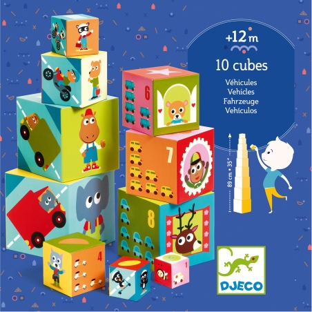 10 cubes - Véhicules