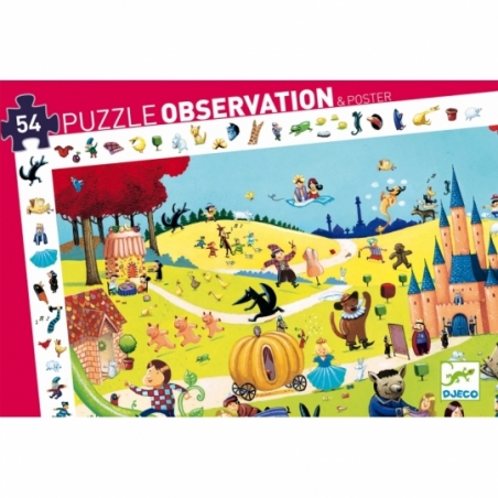 Puzzle observation - Les Contes - 54 pcs
