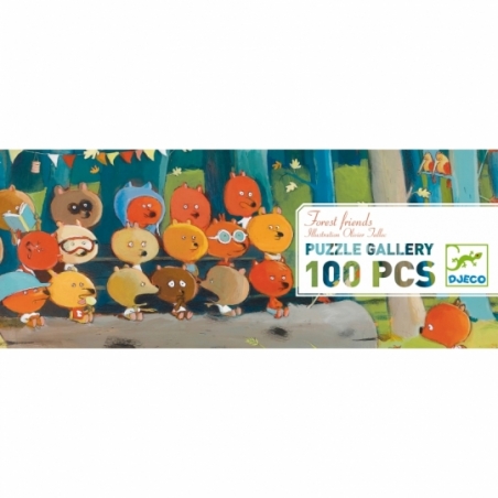 Puzzles Gallery - Forest friends - 100 pcs